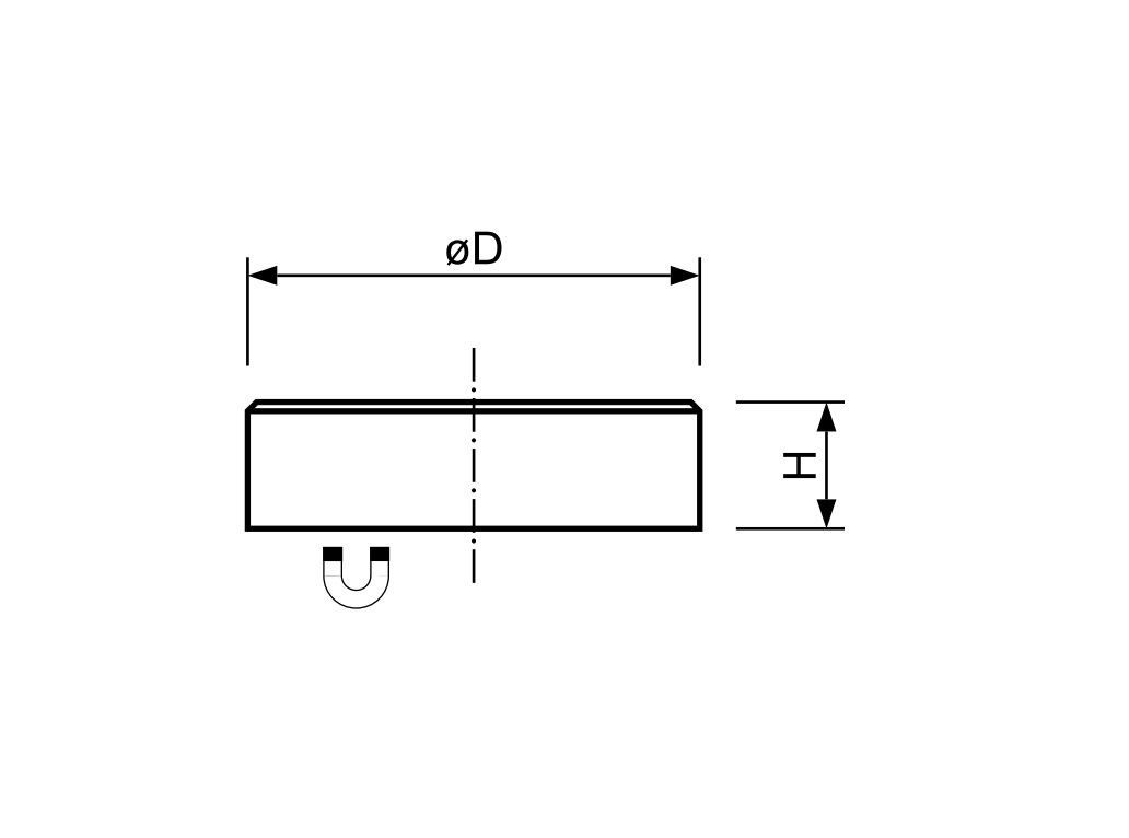 Potmagneet vlak