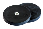 Magneetsysteem in rubber met draadgat