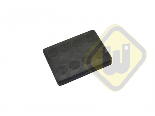 Neodymium magneetsysteem rubber rechthoek draadbus A59x45A-KsM5