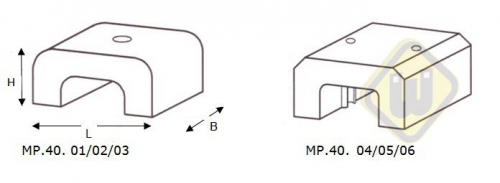 Alnico krachtige hoefijzer magneet rood gelakt MP.40.01