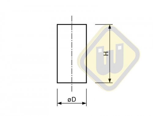 Alnico ronde staaf magneet blank ALN-ST-10x30