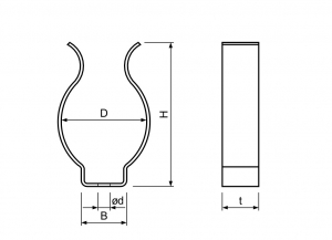 Technische tekening Gereedschapsklem OKL-38