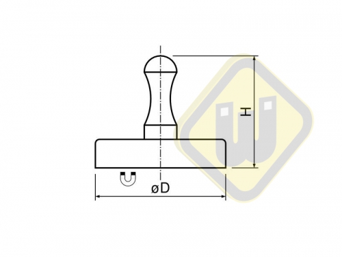 Knop magneet G-MAG36