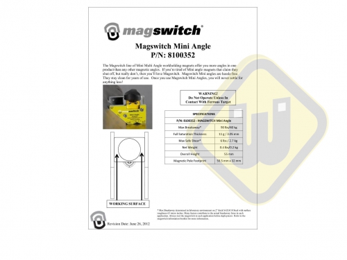 MagSwitch Lashoekmagneet Mini Angle