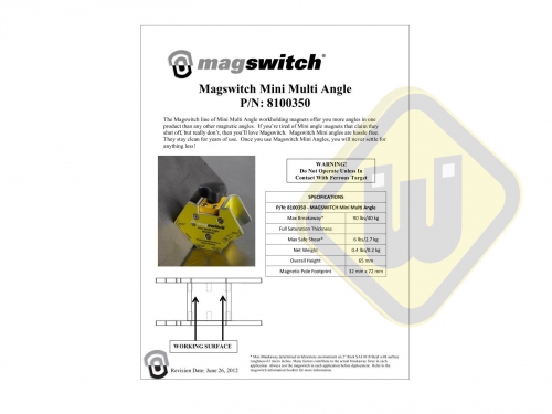 MagSwitch Lashoekmagneet Multi Angle