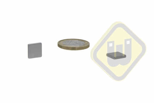 Neodymium blokmagneten ND-B-10x10x2 N42