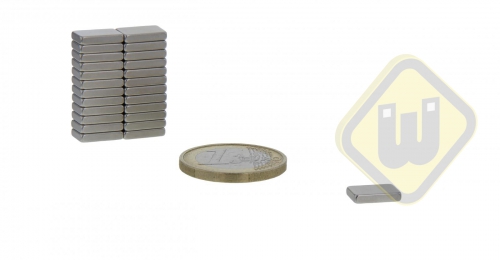 Neodymium blokmagneten ND-B-10x7x2 N42