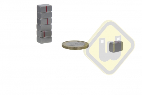 Neodymium blokmagneten ND-B-11x5,5x8 N42