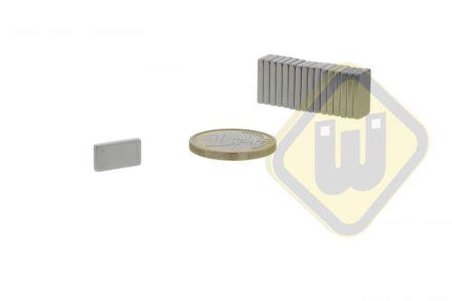 Neodymium blokmagneten ND-B-13x7x2 N42