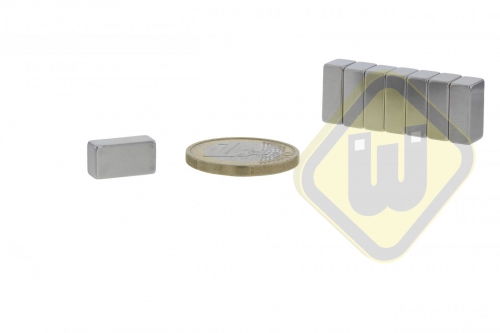 Neodymium blokmagneten ND-B-13x7x5 N35