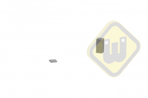 Neodymium blokmagneten ND-B-5x5x1 N42