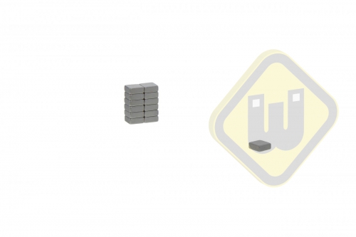 Neodymium blokmagneten ND-B-5x5x2 N42