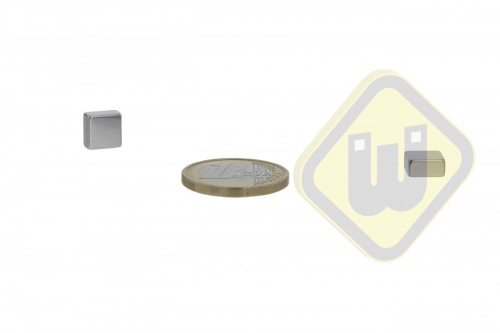 Neodymium blokmagneten ND-B-8x8x4 N42