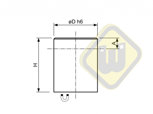 Neodymium busmagneet messing h6passingstolerantie SG20ND-h6