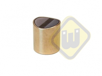 Neodymium busmagneet messing met bewerkbaar magneetvlak en H6 passingstolerantie SG10NDB-h6