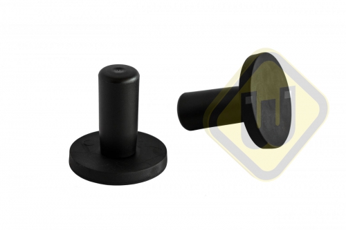 Neodymium magneetsysteem in rubber met grip A43Z-Ks-grip
