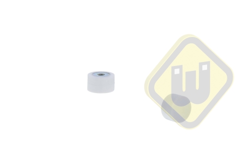 Neodymium magneetsysteem rubber draadgat A12D-KwM3
