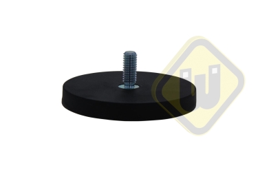Neodymium magneetsysteem rubber draadstift A57AG-KsM6x15