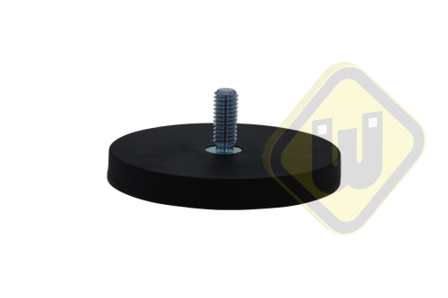Neodymium magneetsysteem rubber draadstift A57AG-KsM6x15