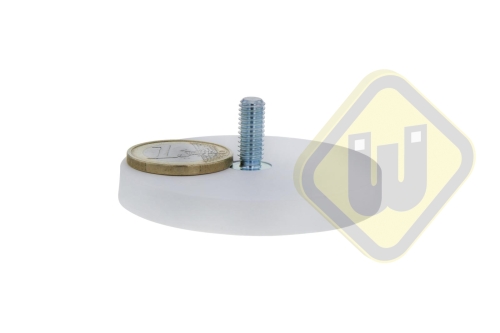 Neodymium magneetsysteem rubber draadstift A57AG-KwM6x15