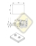 Neodymium magneetsysteem rubber rechthoek draadbus A59x45A-Kw2xM5