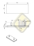 Neodymium magneetsysteem rubber rechthoek draadstiften A110x45AG-Ks2xM6