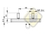 Neodymium magneetsysteem rubber rechthoek draadstiften A74x45AG-Ks2xM6