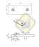 Neodymium magneetsysteem rubber rechthoek verzonken gat A110x45C-Ks2x