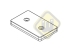 Neodymium magneetsysteem rubber rechthoek verzonken gat A74x45C-Ks2x