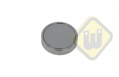 Neodymium potmagneet draadbus met haak M6. Vernikkeld W40NDH-Ni