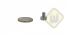 Neodymium potmagneet draadbus vernikkeld W10NDA-NiM3