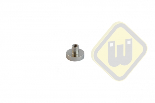 Neodymium potmagneet draadbus vernikkeld W16NDA-NiM4