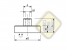 Neodymium potmagneet draadbus vernikkeld W20NDA-NiM4