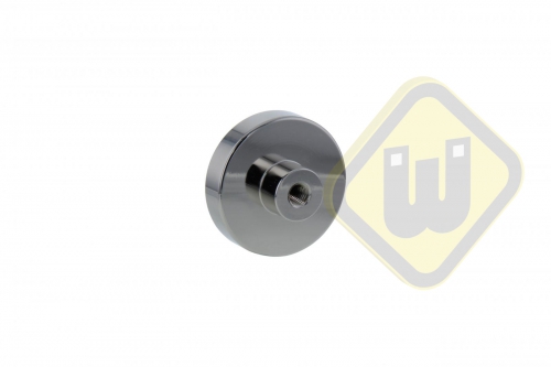 Neodymium potmagneet draadbus vernikkeld W40NDA-NiM6