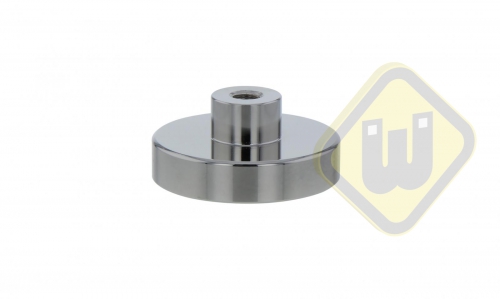 Neodymium potmagneet draadbus vernikkeld W40NDA-NiM6