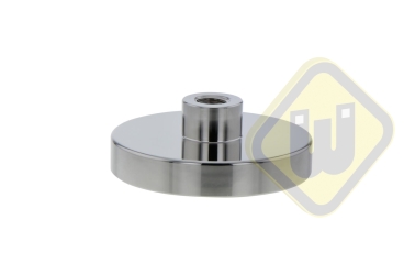 Neodymium potmagneet draadbus vernikkeld W50NDA-NiM8