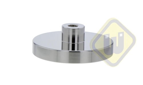 Neodymium potmagneet draadbus vernikkeld W63NDA-NiM8