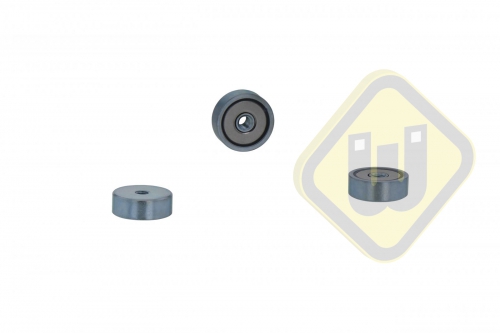 Neodymium potmagneet vlak doorlopend draadgat verzinkt F13NDD-vM3