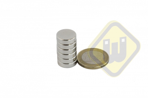 Neodymium schijfmagneten ND-S-14x4 N42