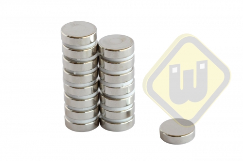 Neodymium schijfmagneten ND-S-14x4 N42