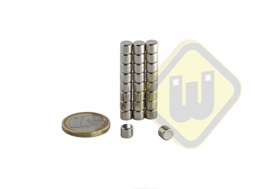 Neodymium schijfmagneten ND-S-6x5 N42