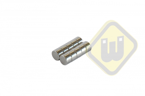 Neodymium schijfmagneten ND-S-8x5 N30H