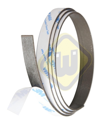 Neodymium Zelfklevend  Magneetband ND-MBZK10x1,5Mtr