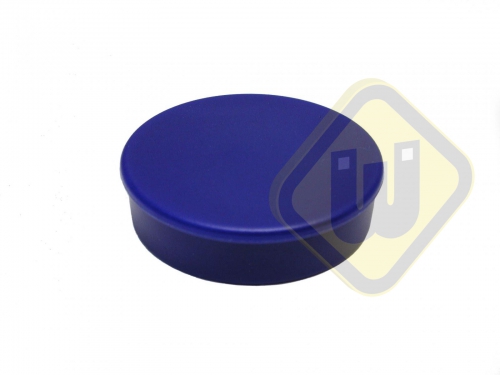 Planbord magneten rond met kunststof kap PLB 30 BLAUW (per set van 10 stuks)
