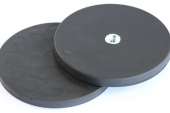 Weco Magneetsysteem in rubber met draadgat